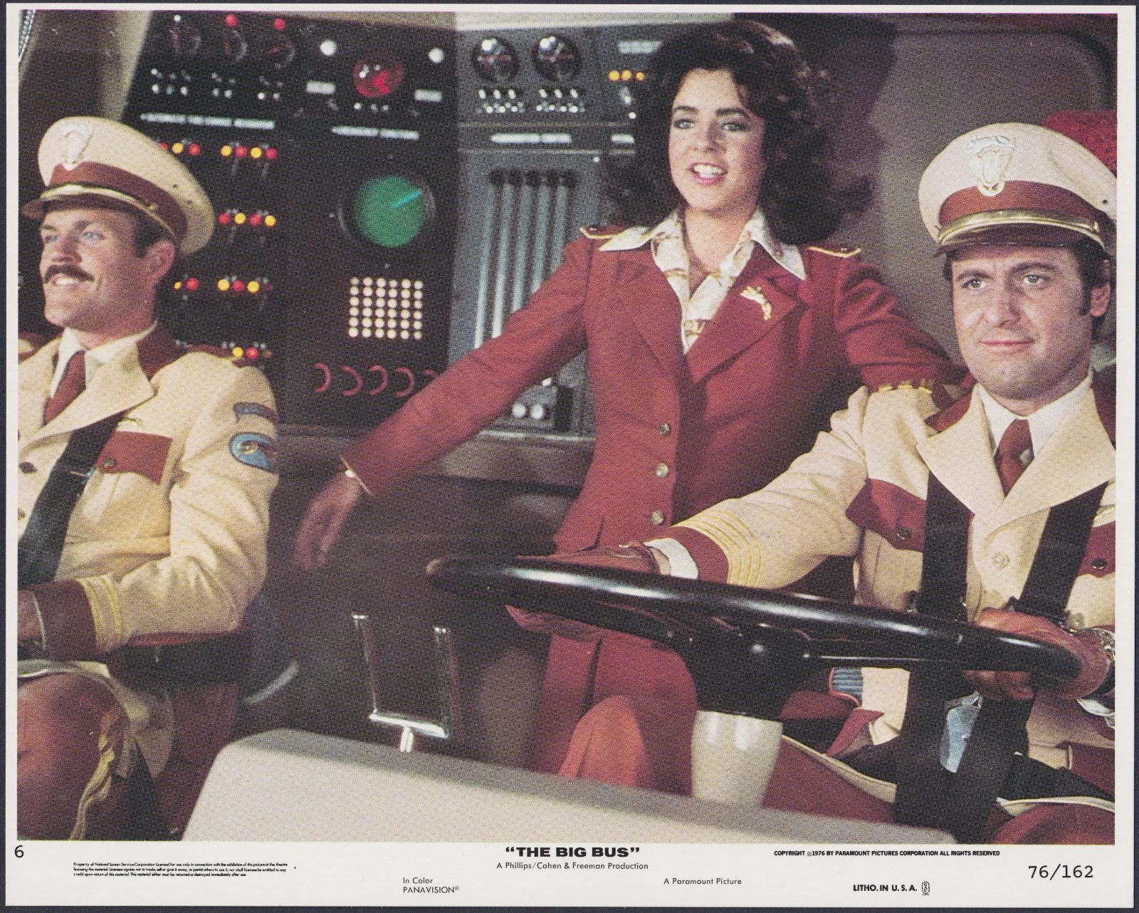 The Big Bus 8x ORIGINAL UK FOH Lobby Cards Stockard Channing 1976, изображение 3
