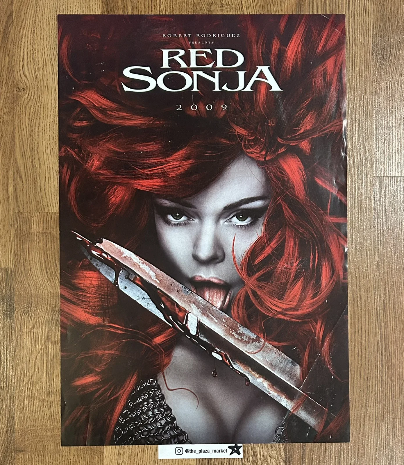 Robert Rodriguez, Rose McGowan — Red Sonja official promo Mini Movie Poster SDCC