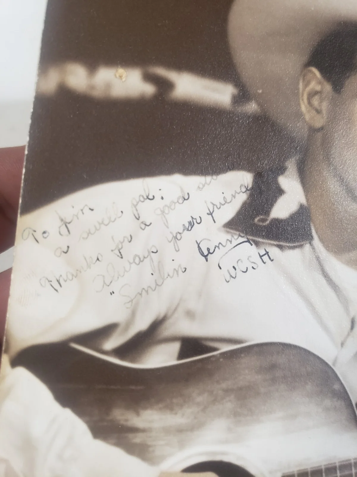 Kenny Roberts — Country artist and Yodeler KENNY ROBERTS AUTOGRAPHED INSCRIBED PHOTOGRAPH 1947, изображение 3