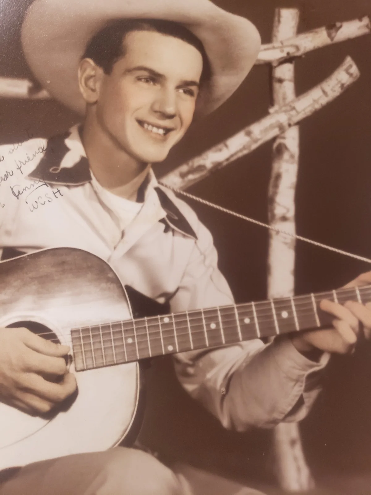 Kenny Roberts — Country artist and Yodeler KENNY ROBERTS AUTOGRAPHED INSCRIBED PHOTOGRAPH 1947, изображение 4