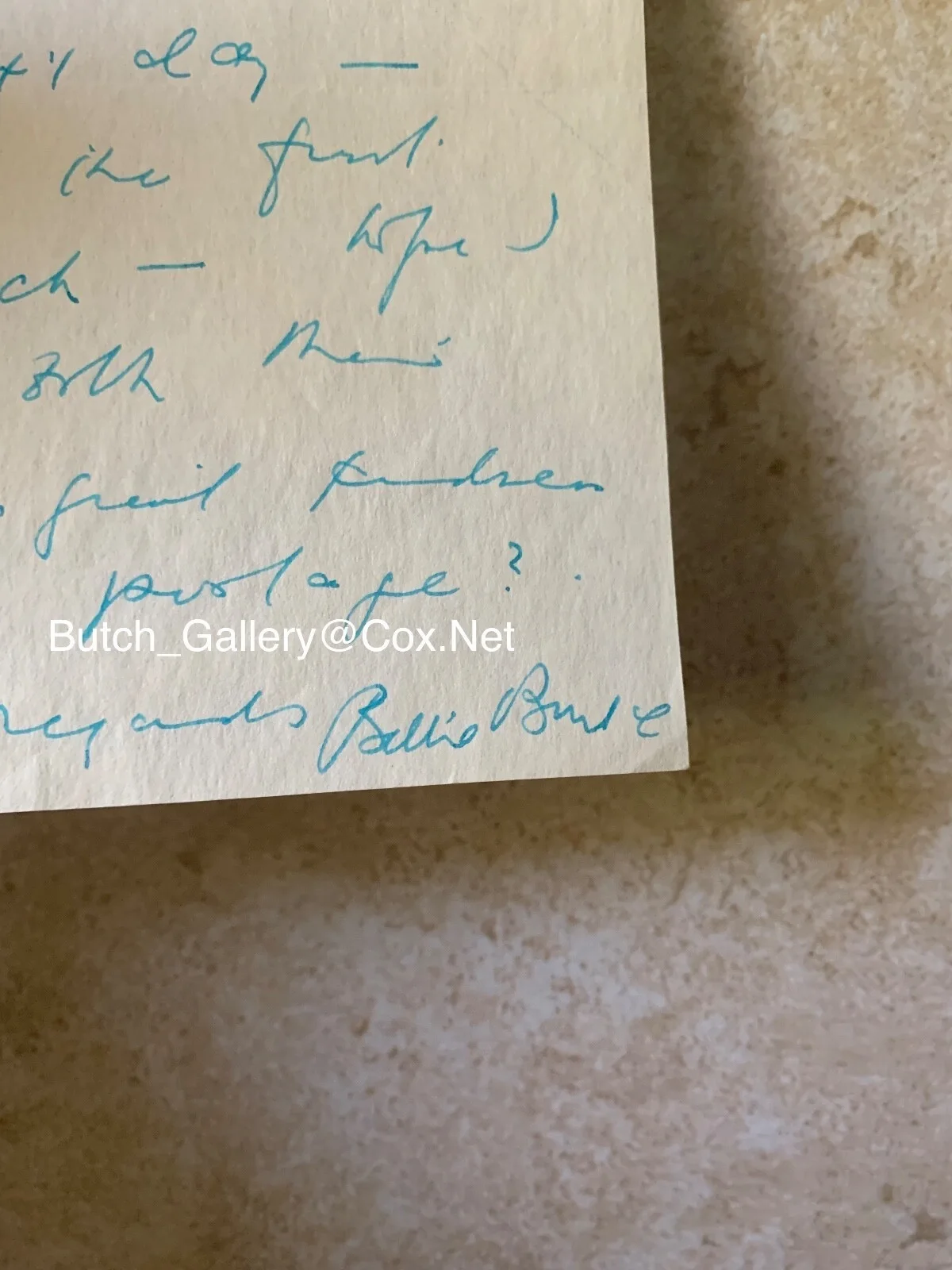 BILLIE BURKE handwritten letter autograph signed Wizard of Oz, изображение 3
