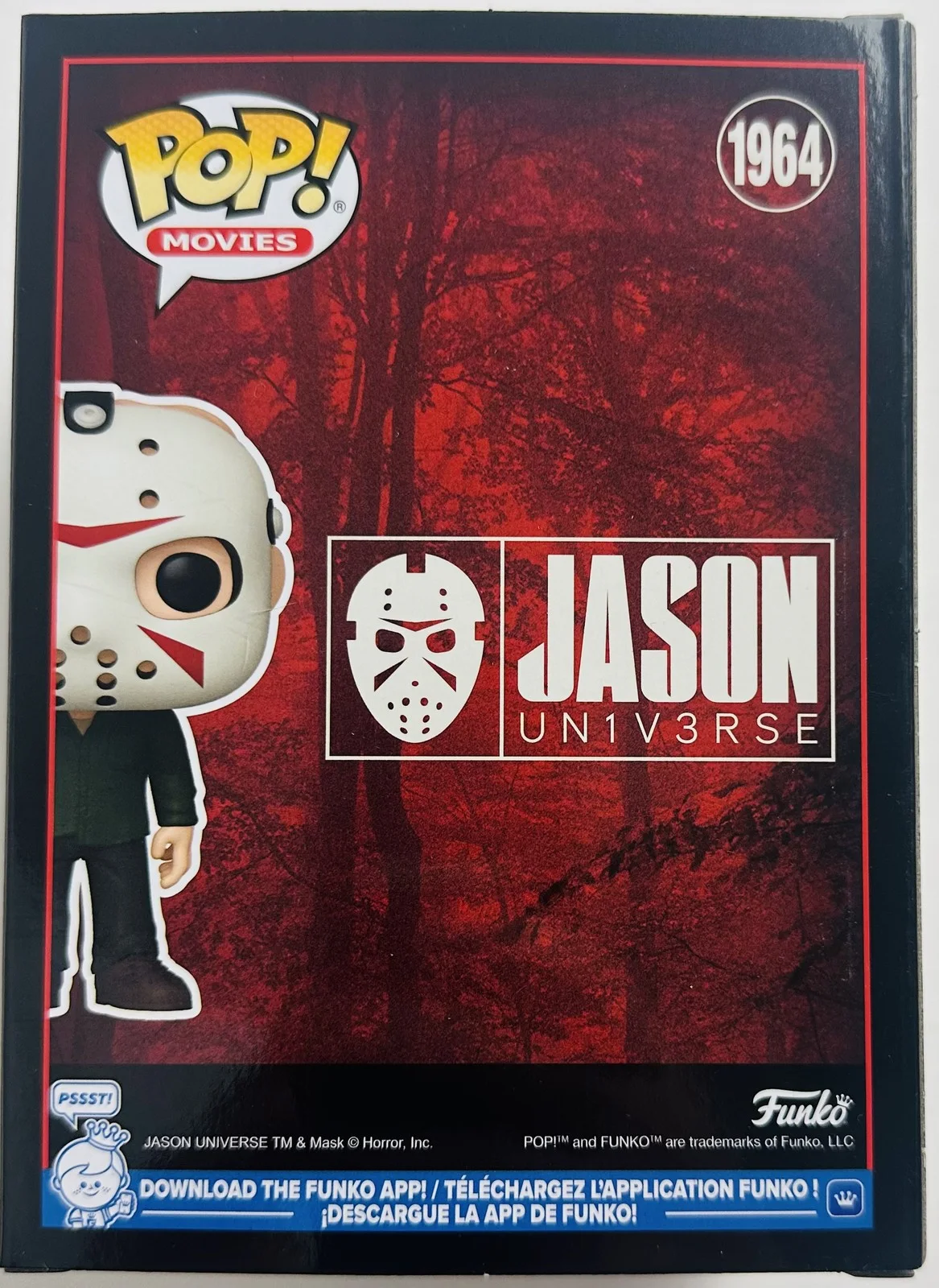 Schuyler White — Schuyler White signed Jason Voorhees Funko 1964 Friday the 13th autograph JSA 06, изображение 3