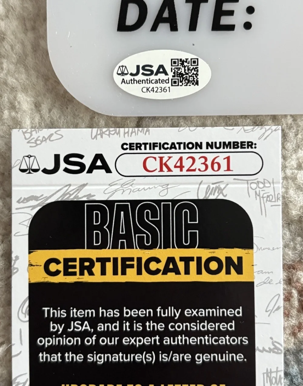 Andy Muschietti — Andy Muschietti Signed Autographed Director Clapboard Clapper IT JSA COA!, image 4