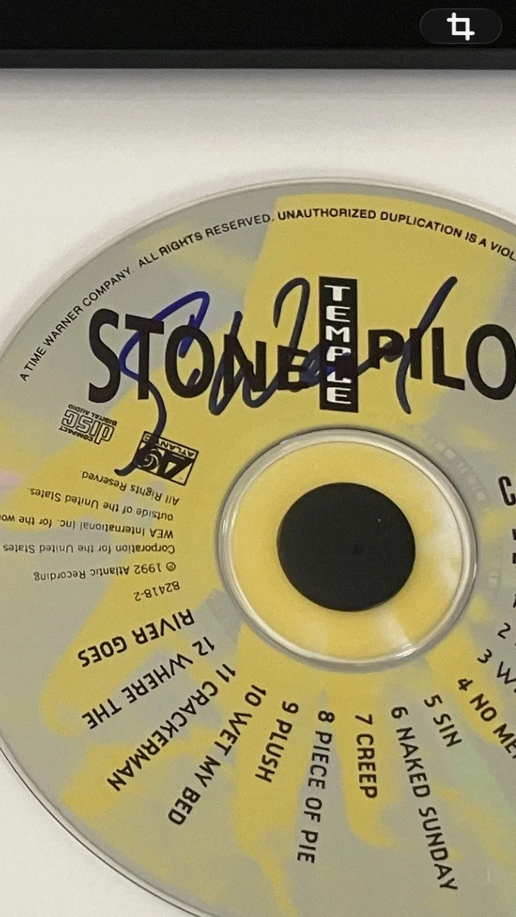 Stone Temple Pilots/Scott Weiland Signed/Autographed Cd/Cover Framed With COA, image 2