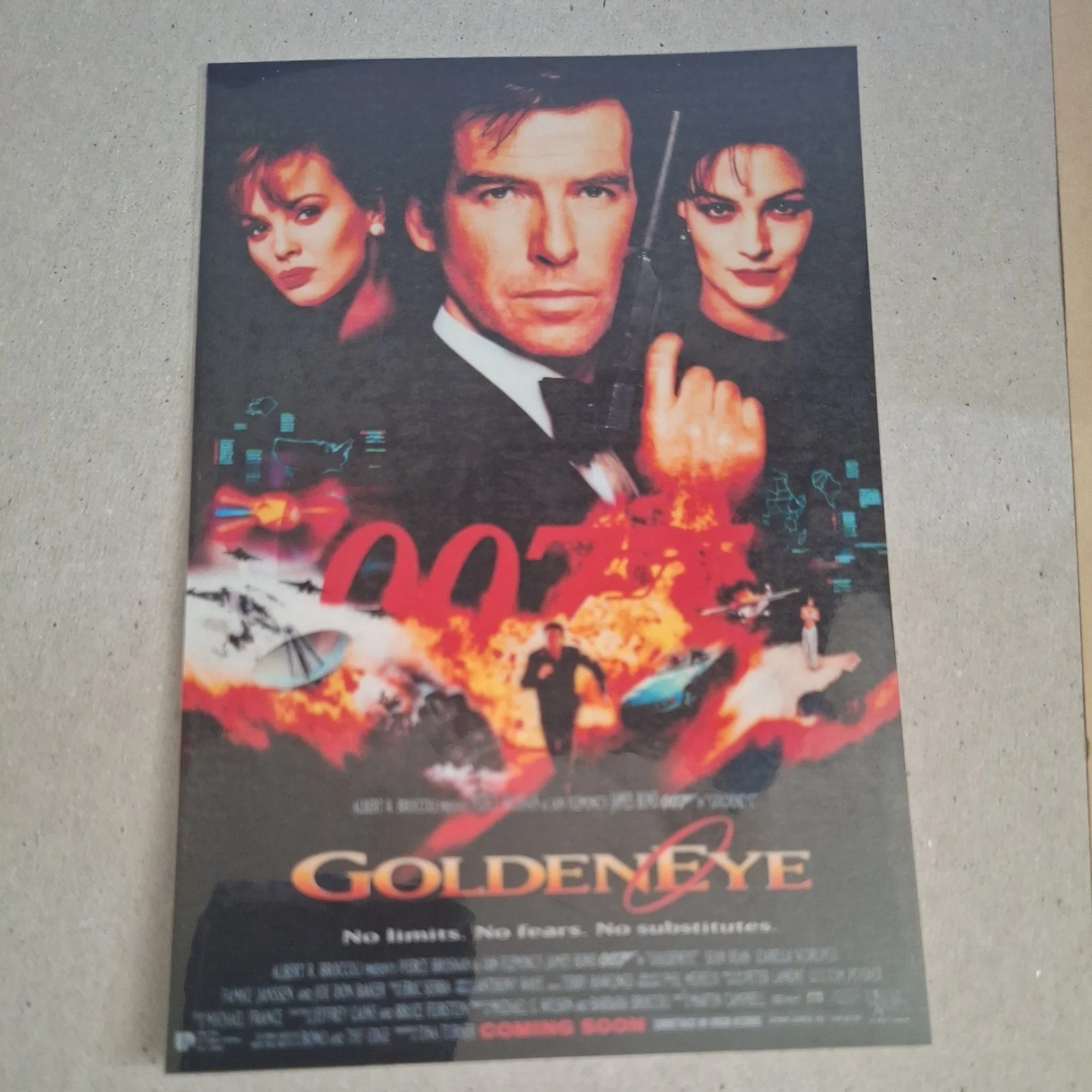007 Goldeneye 1995 Movie Postcard | Modern Print | James Bond Reproduction, изображение 2
