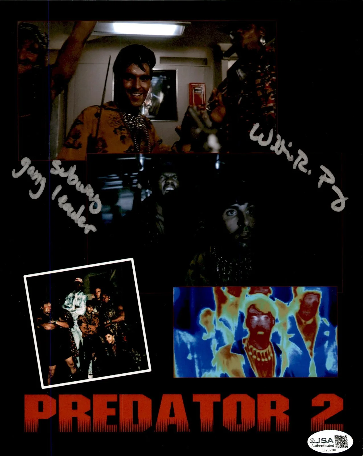 William R. Perry — William R. Perry Signed Predator 2 8x10 Photo #1 JSA COA