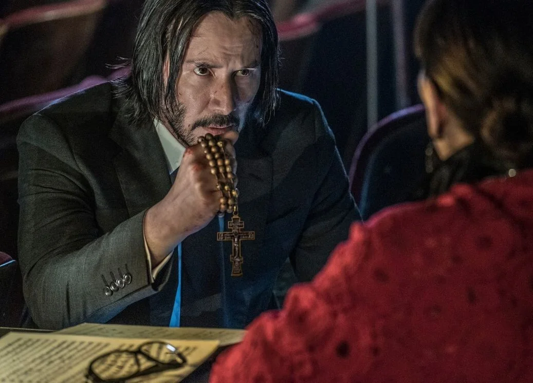 John Wick Rosary Cross Necklace Metal Pendant Prop Replica Cosplay Baba Yaga UK, изображение 5