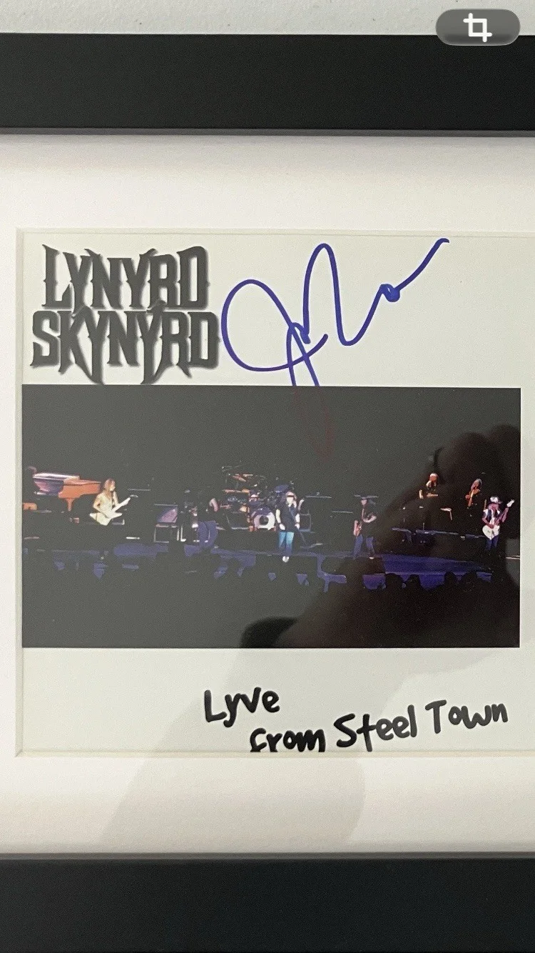 Lynyrd Skynyrd Johnny Van Zant Signed/Autographed Framed Cd Cover With Coa, image 2