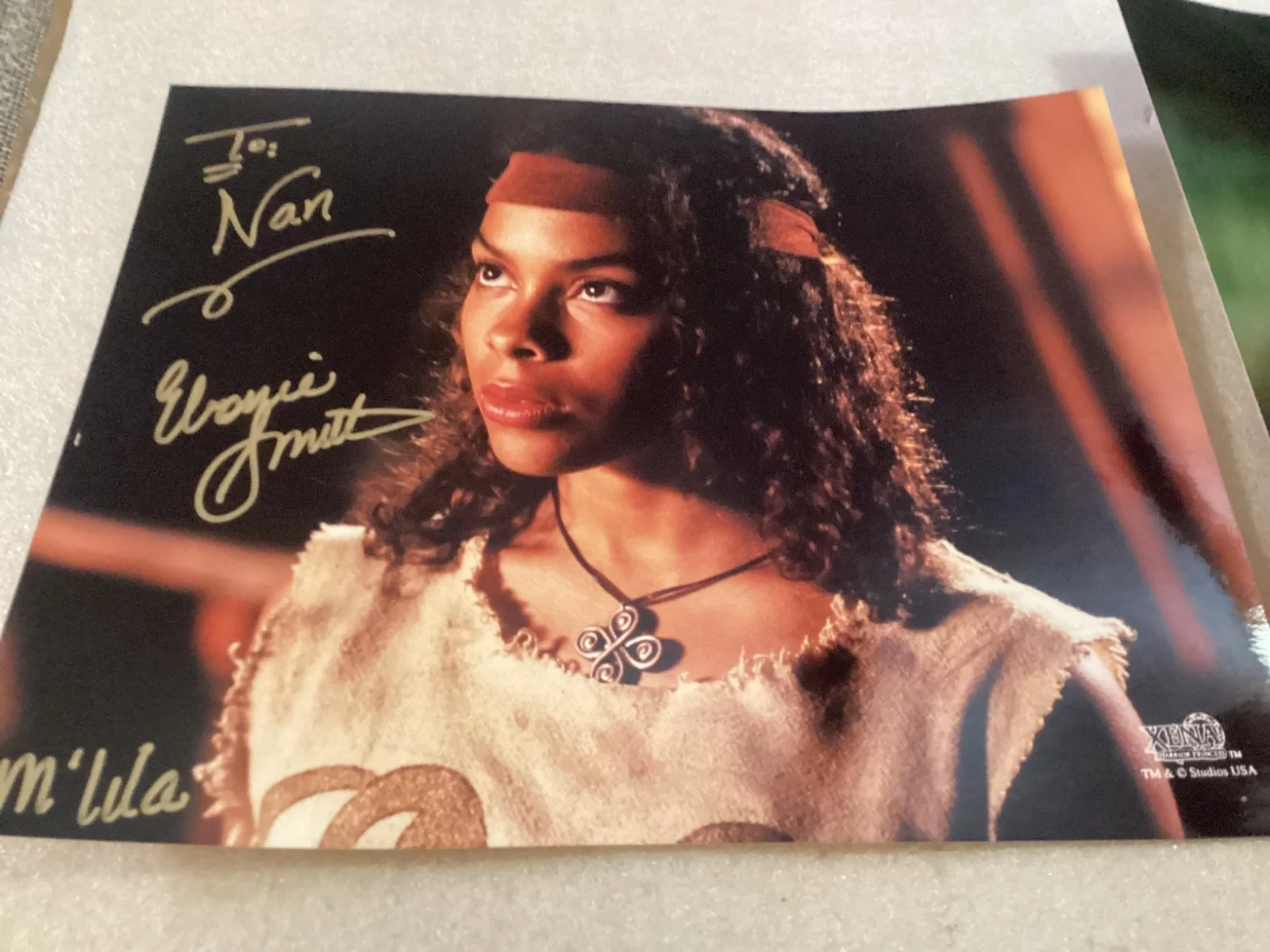 EBONIE SMITH ALEXANDRA TYDINGS XENA AUTOGRAPHED SIGNED 8X10 PHOTOS, изображение 2