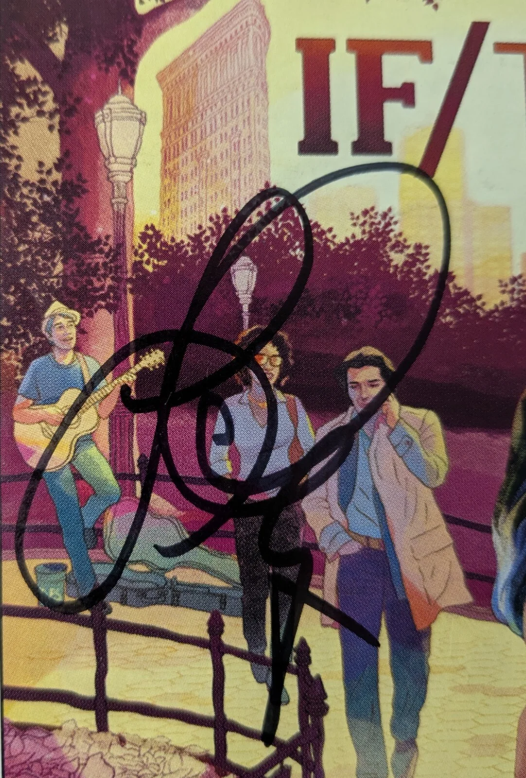 Idina Menzel — If/Then Playbill signed by Idina Menzel Richard Rogers Theatre 1/2015, image 3