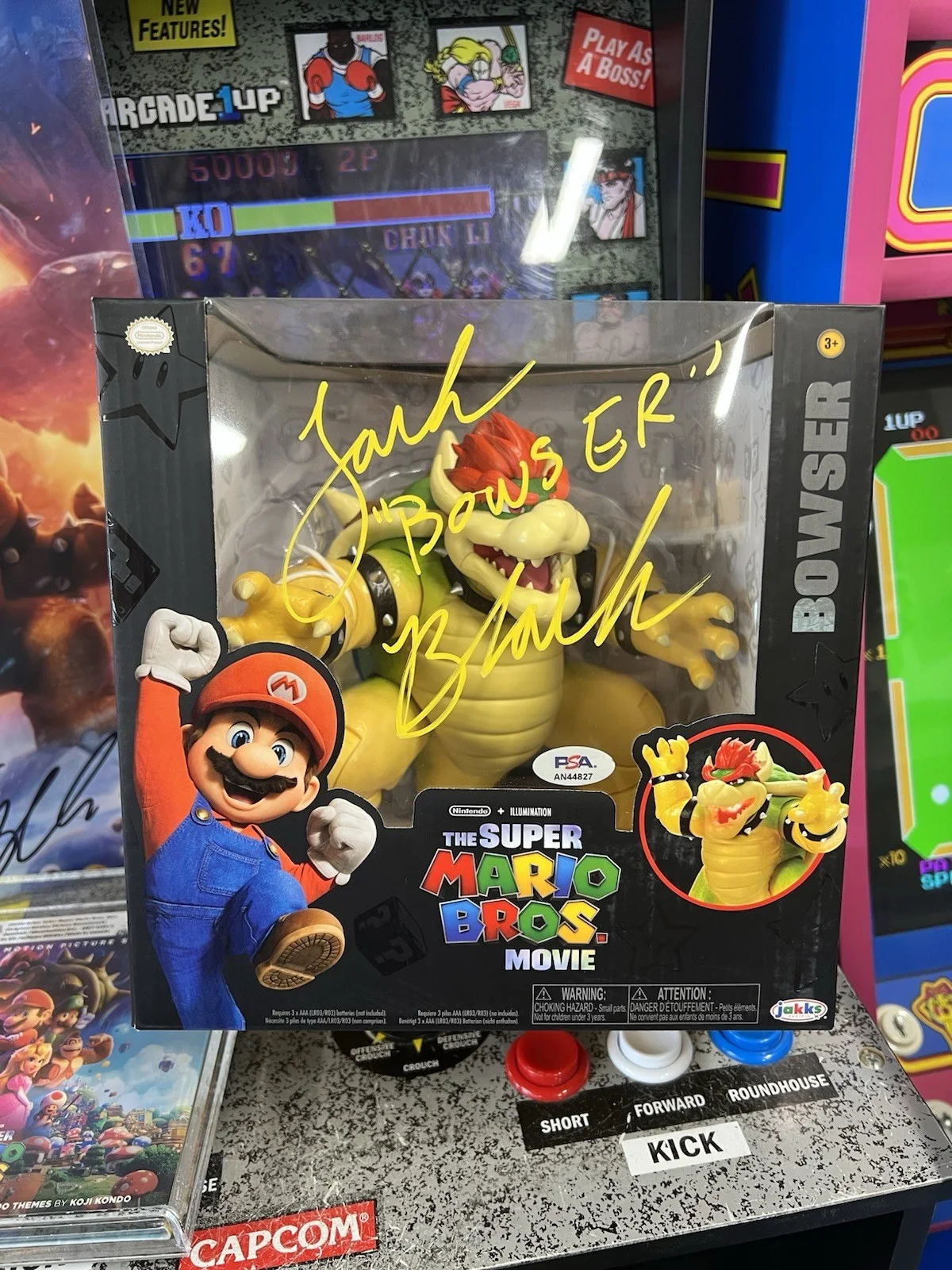 Jack Black "Bowser" Signed Autographed Super Mario Movie 7" Figure BAS Auto COA, image 2