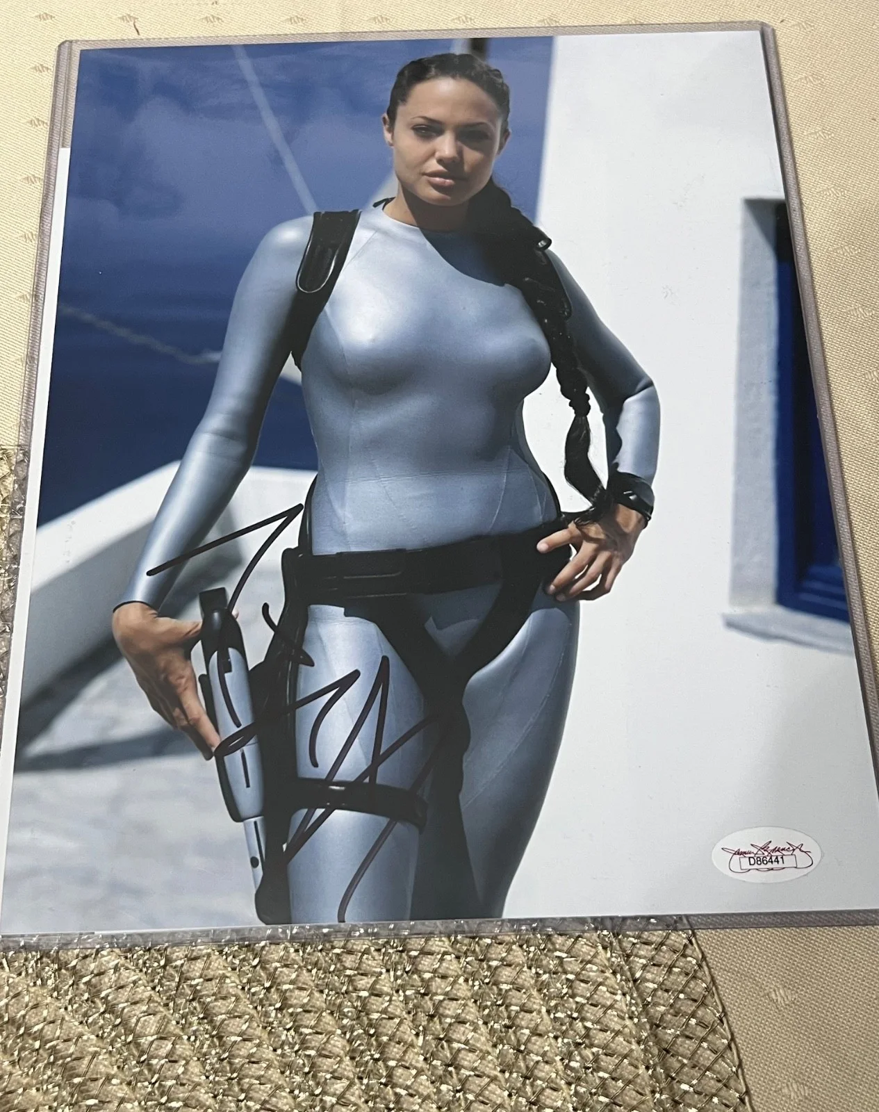 Angelina Jolie — Angelina Jolie Tomb Raider Autographed Signed 8x10 Photo Authentic JSA COA AFTAL