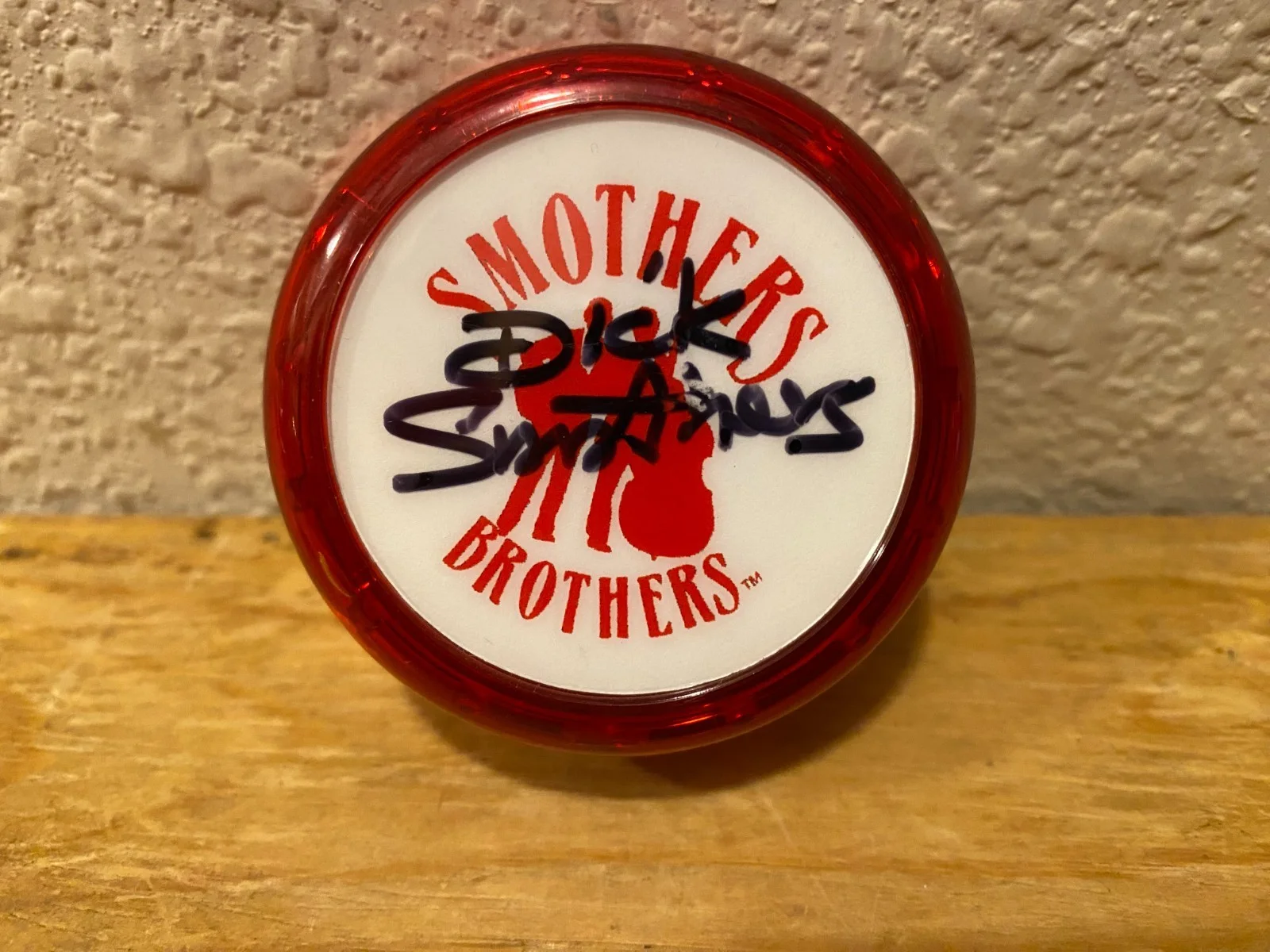 The Smothers Brothers — Signed YO-YO by DICK & TOM SMOTHERS 1990s, image 2