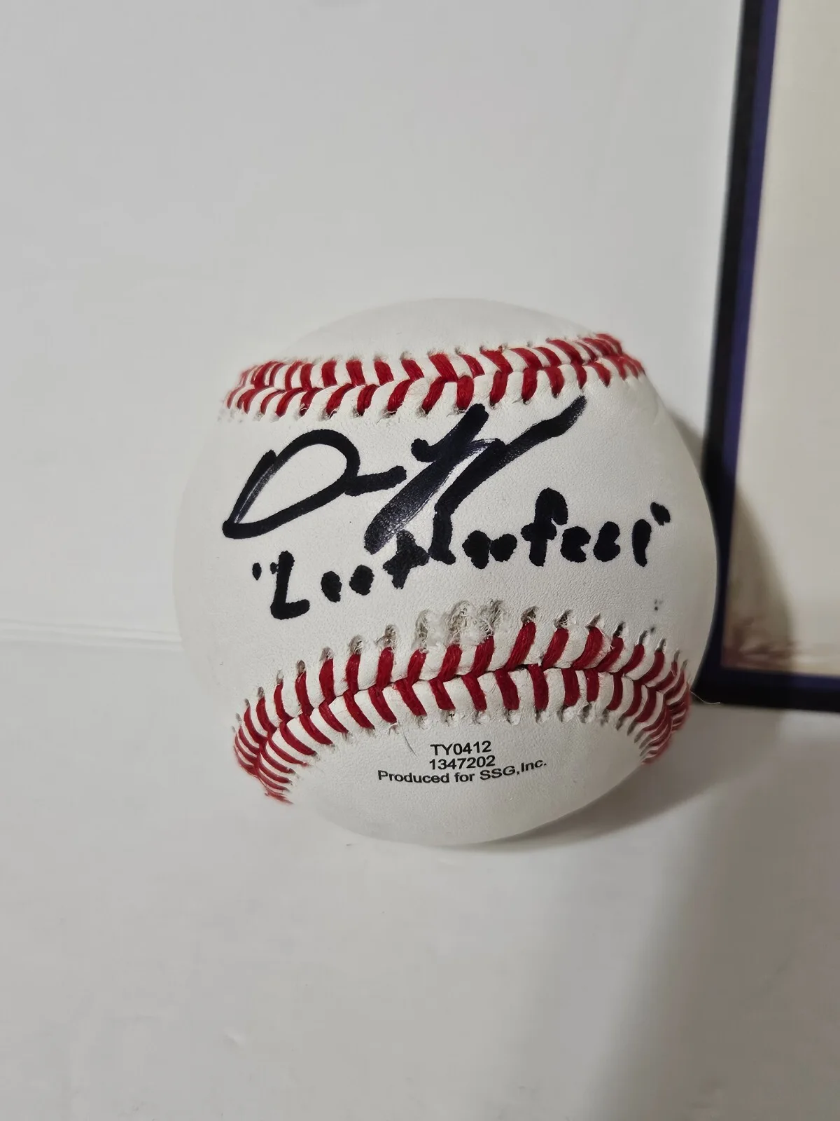 Dan Yeager — Dan Yeager Signed Baseball COA. Leatherface. Texas Chainsaw 3D. Horror Autograph, image 2