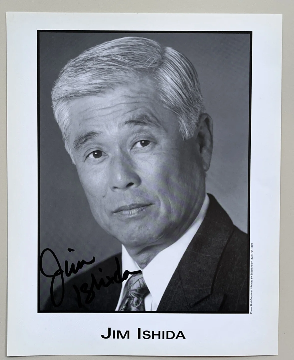 Jim Ishida — Jim Ishida 1 Signed Photo 8x10 *2 Sided Picture Signed On Both Sides *, image 2