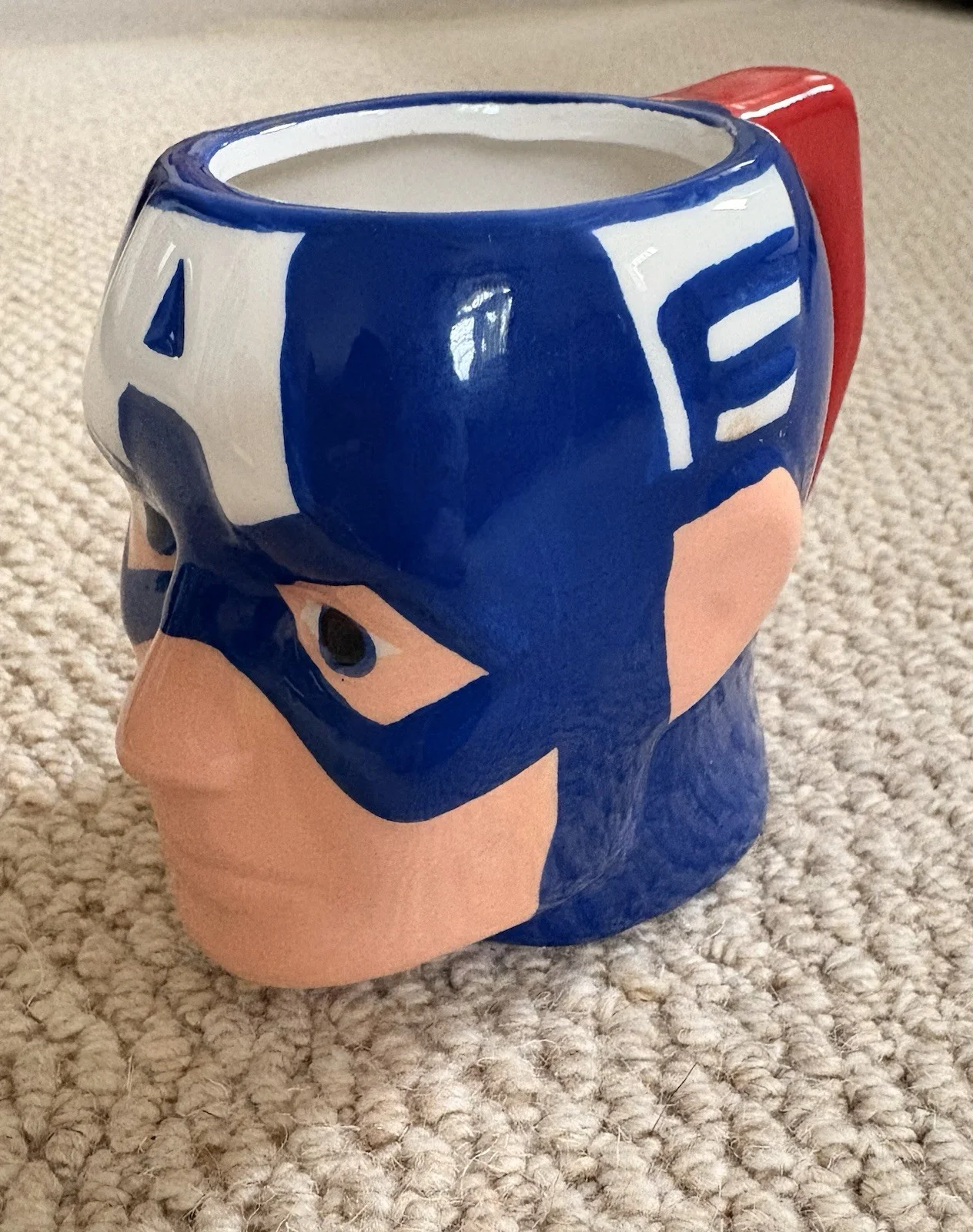 Captain America 3-D Mug Superhero Marvel Sculpted Cup. Avengers Head Mug., image 3