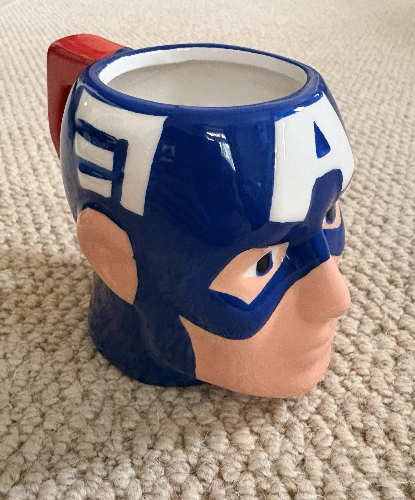 Captain America 3-D Mug Superhero Marvel Sculpted Cup. Avengers Head Mug., image 4