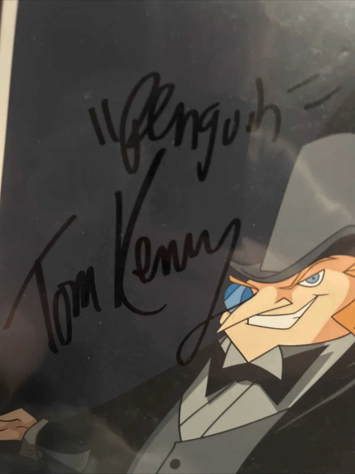 Tom Kenny — Tom Kenny Autographed Color 8x10 Photo Of The Penguin Cartoon Original, изображение 3