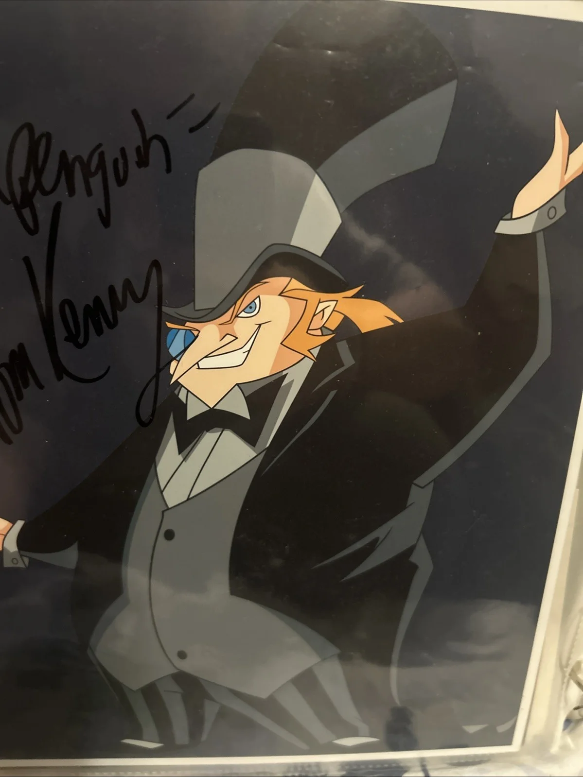 Tom Kenny — Tom Kenny Autographed Color 8x10 Photo Of The Penguin Cartoon Original, изображение 4