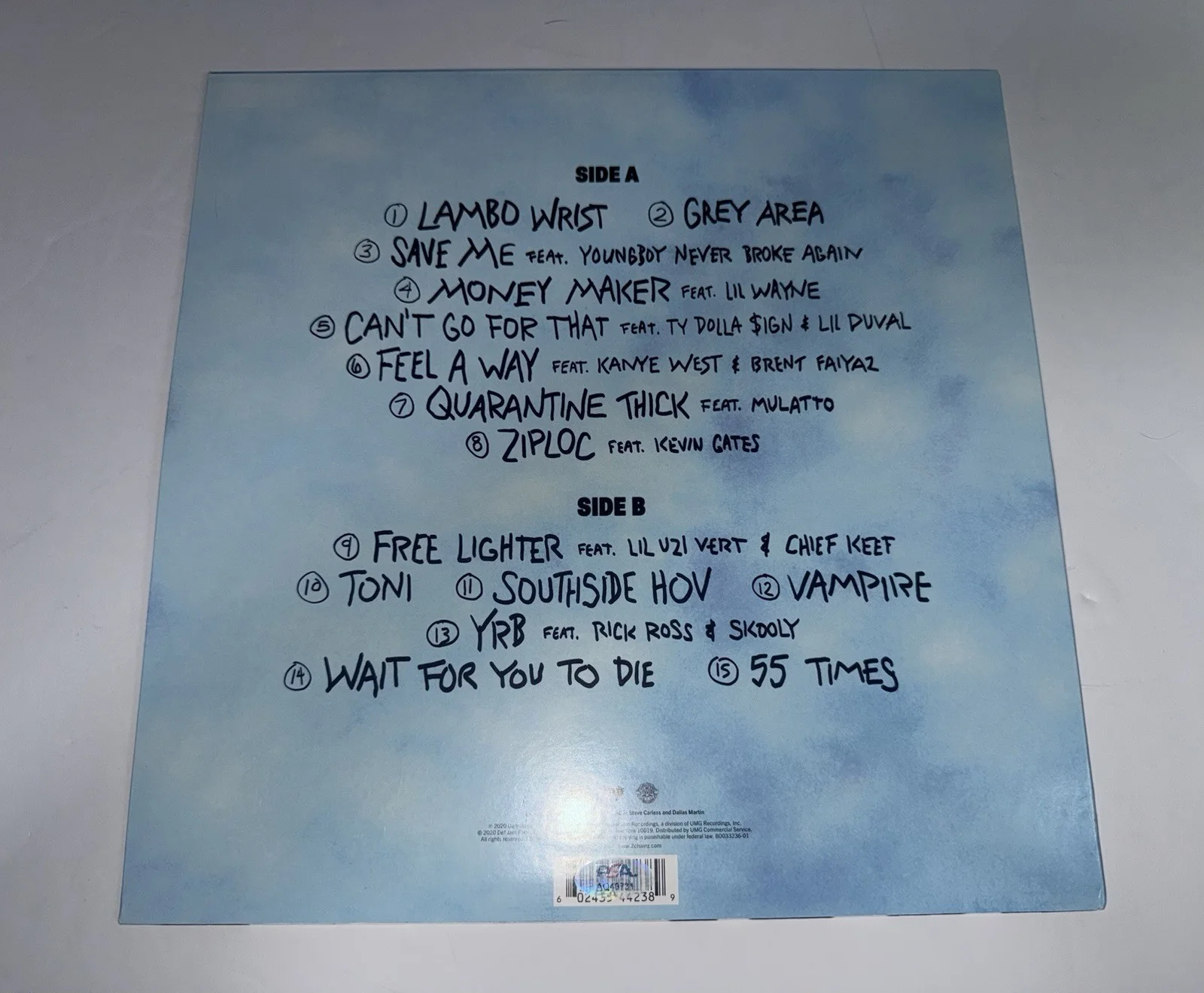 2 Chainz autographed So Help Me God signed vinyl album record - PSA COA! RARE, изображение 3