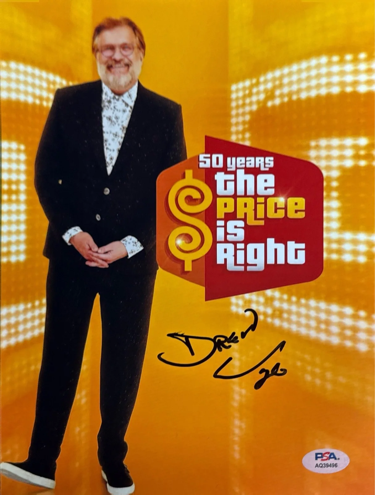 Drew Carey — Drew Carey Signed 8x10 Celebrity Photo PSA AQ39496, image 2