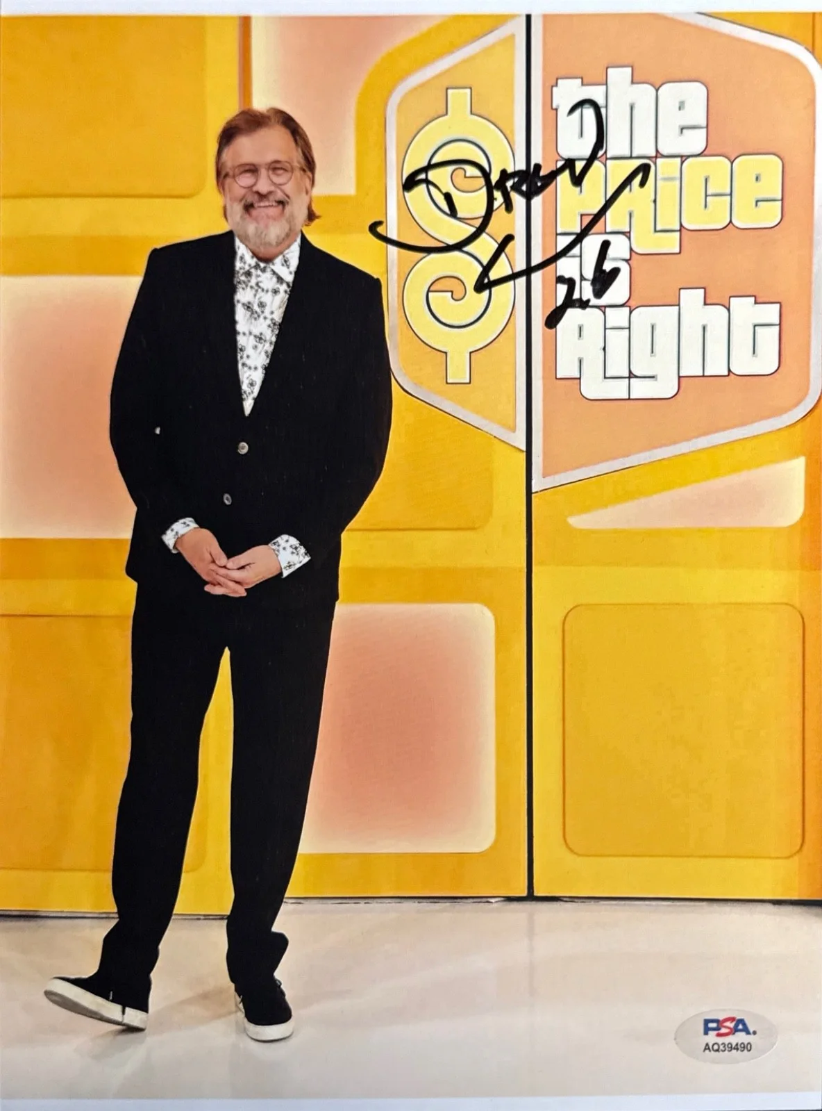 Drew Carey — Drew Carey Signed 8x10 Celebrity Photo PSA AQ39490, изображение 2