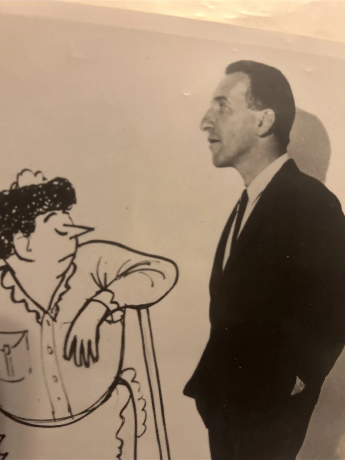 Ted Key — Ted Key Autographed 8x10 Black And White Authentic Photo Of Himself W/hazel, изображение 3
