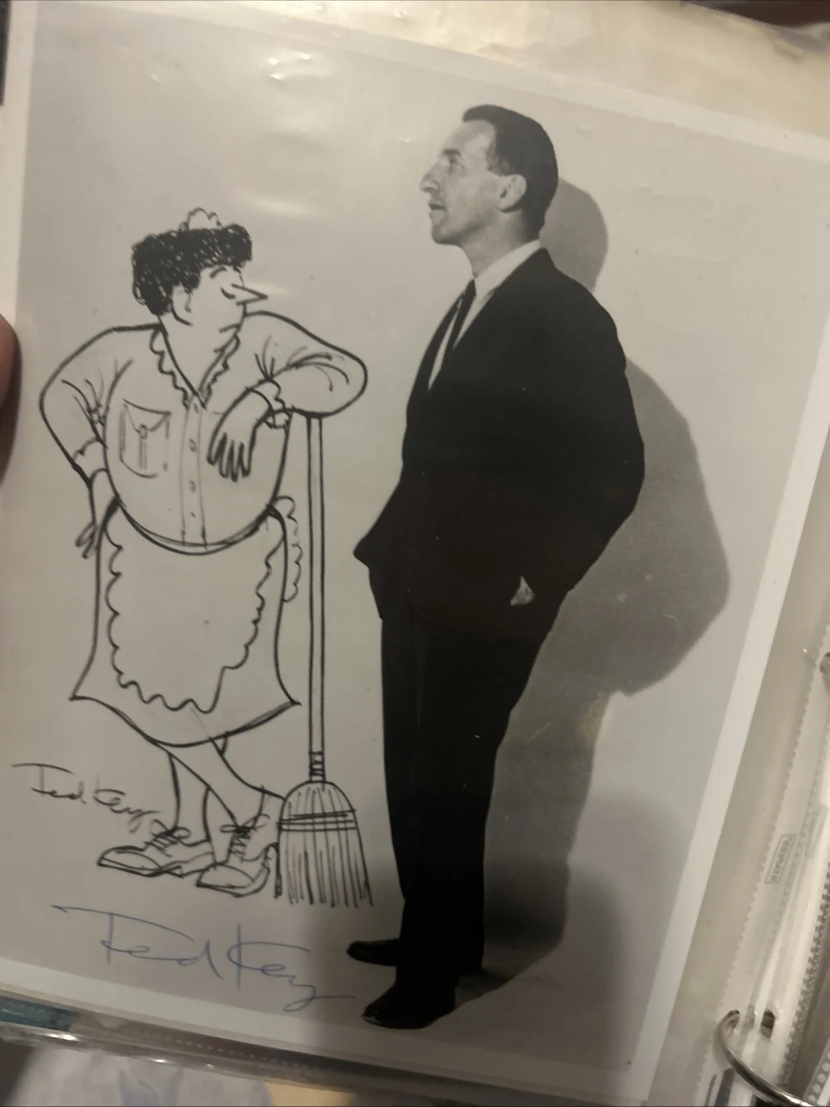 Ted Key — Ted Key Autographed 8x10 Black And White Authentic Photo Of Himself W/hazel, изображение 4