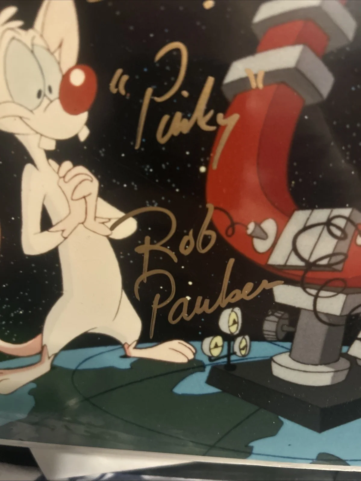 Rob Paulsen — Rob Paulsen Autographed Photo Pinky And The Brain, image 4
