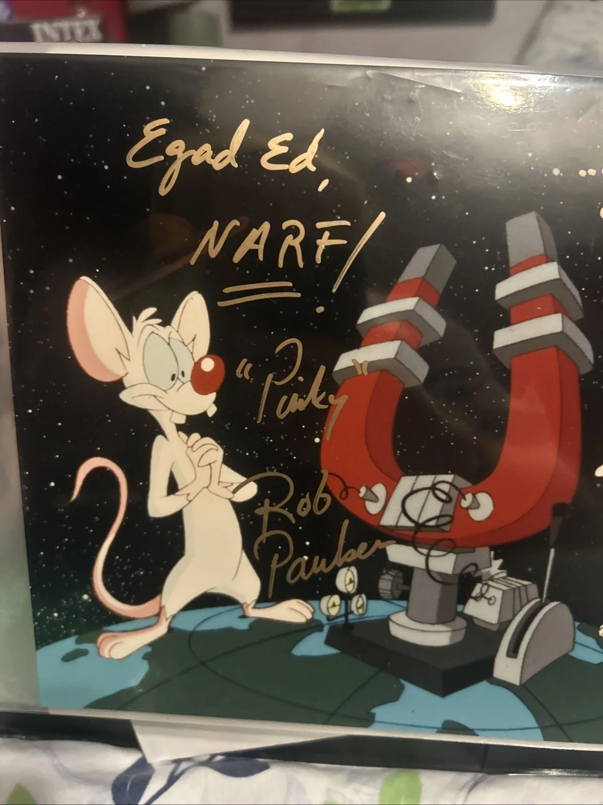 Rob Paulsen — Rob Paulsen Autographed Photo Pinky And The Brain, image 5