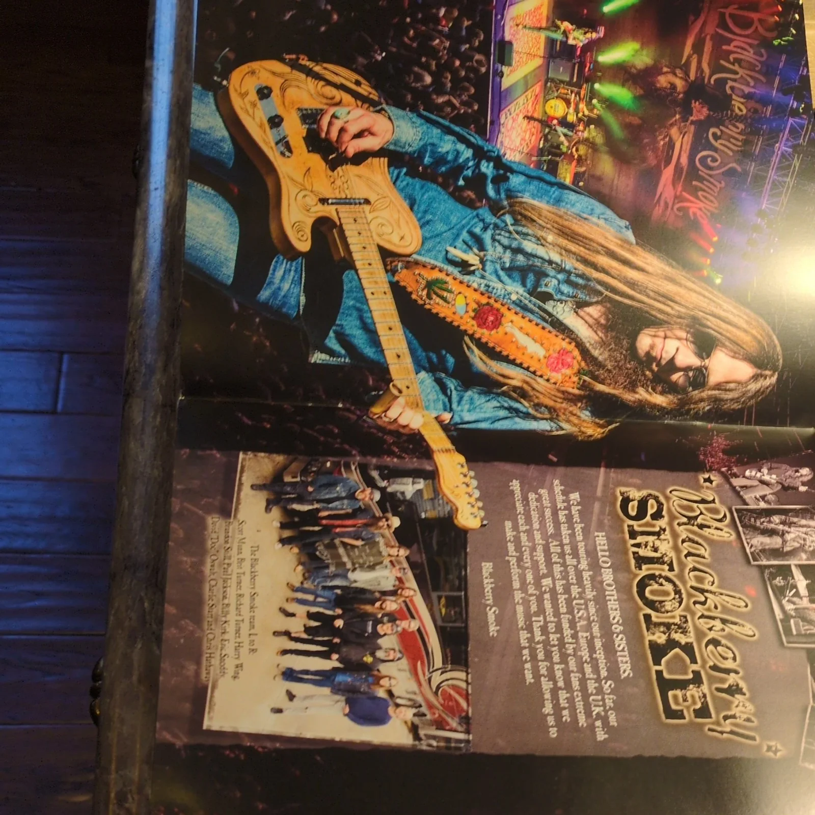 Blackberry Smoke Holding All the Roses Autographed Original concert Program, image 3