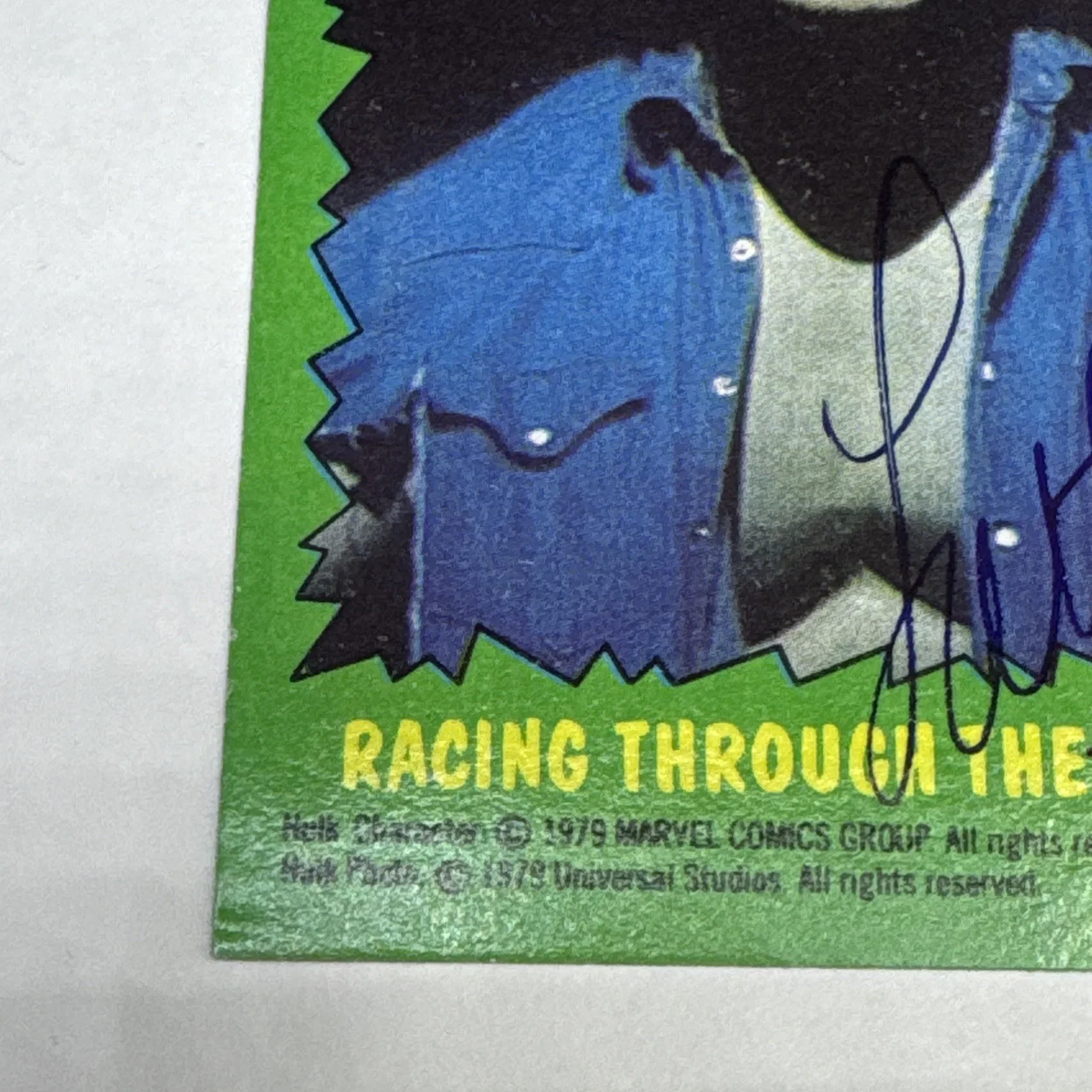Lou Ferrigno — LOU FERRIGNO Signed 1979 Topps The Incredible HULK Card #61 Autograph Auto JSA, изображение 5