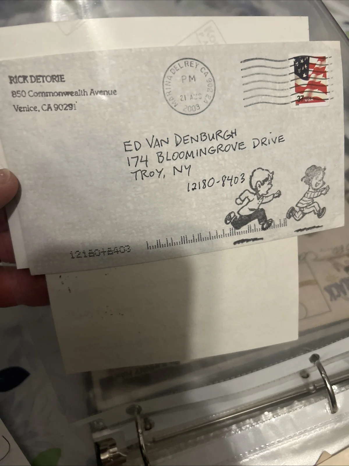 Rick Detorie — Rick Detorie Ruthy Creator Autographed Color Index Card With Authentication, image 4