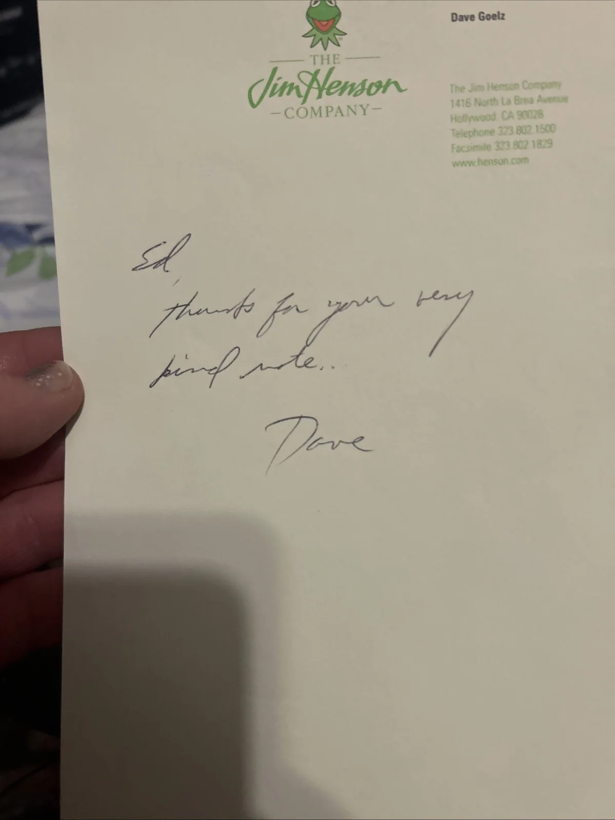 Dave Goelz — Dave Goelz Autographed 8x10 Color Photo Of Elmo With Letter Of Authenticity, изображение 2