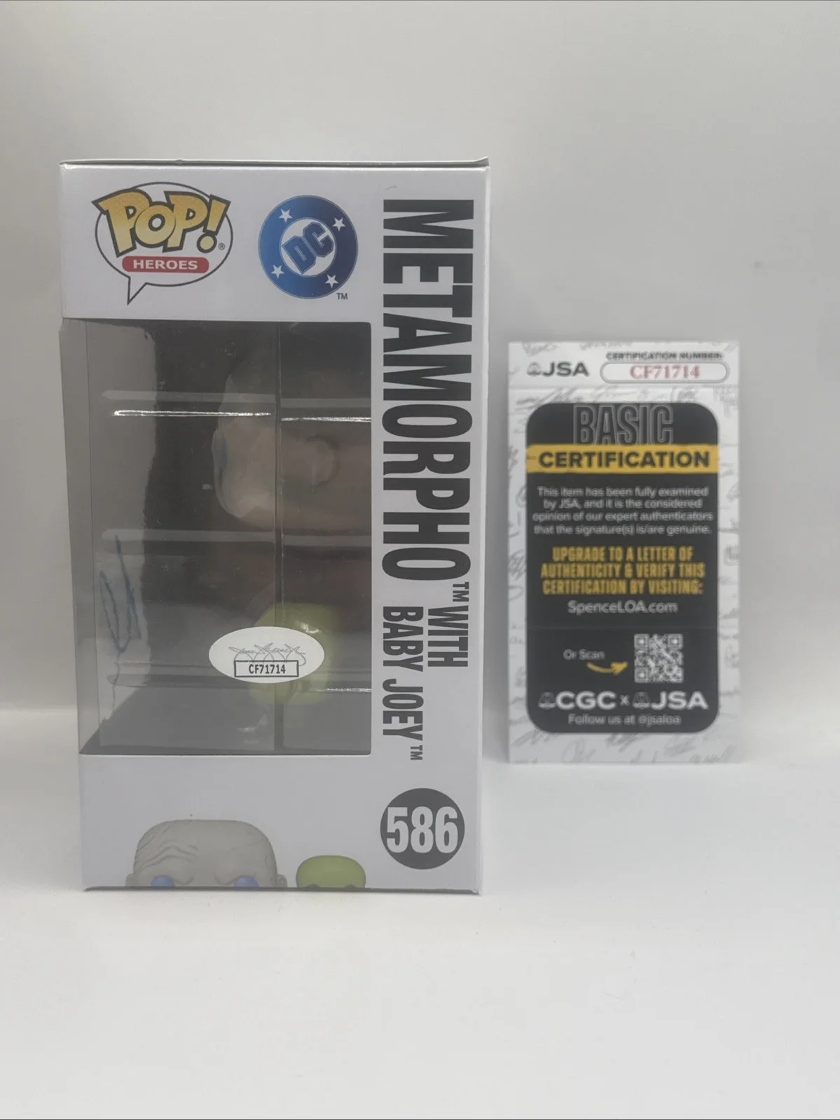 ANTHONY CARRIGAN — ANTHONY CARRIGAN SIGNED AUTOGRAPH FUNKO POP 586 SUPERMAN JSA COA METAMORPHO, изображение 2