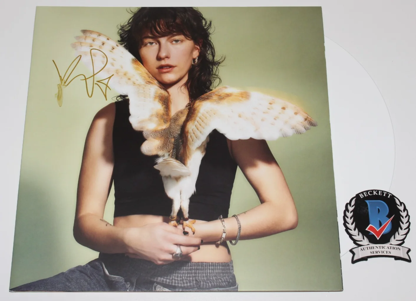 KING PRINCESS SIGNED 'HOLD ON BABY' ALBUM VINYL RECORD LP BECKETT BAS COA, изображение 2