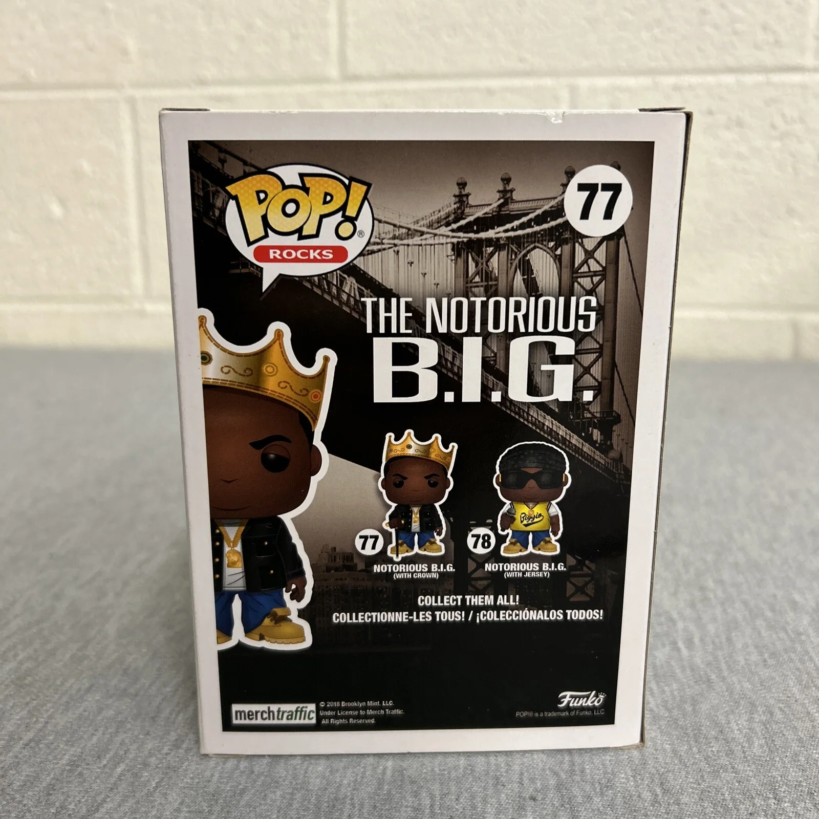 Signed Funko Pop! Rocks #152 Notorious B.I.G. Jamal Woolard JSA Cert, image 4