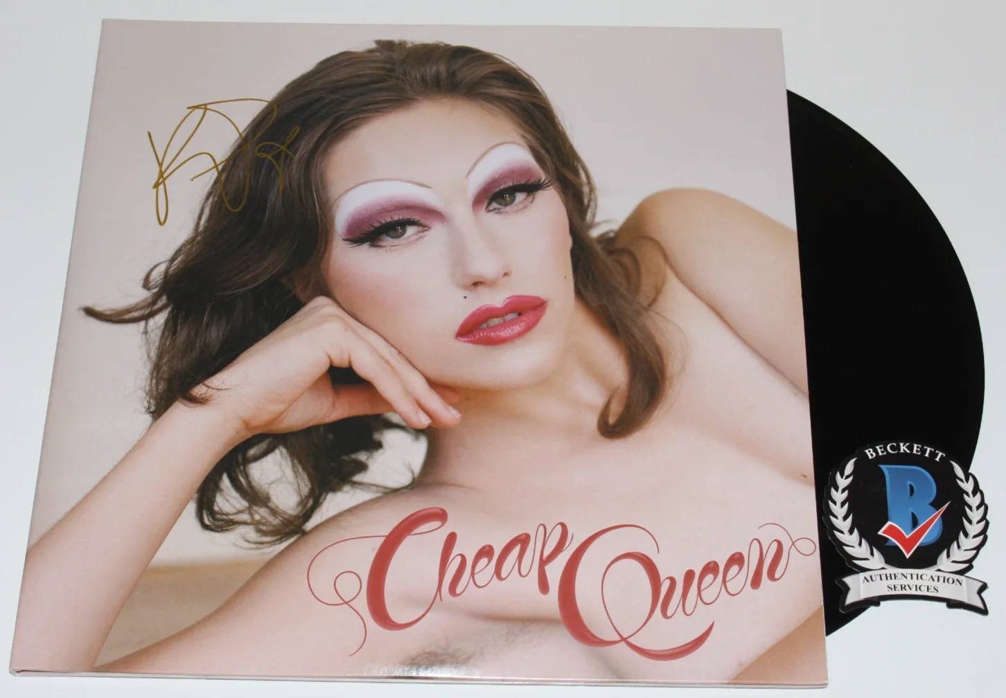 KING PRINCESS SIGNED 'CHEAP QUEEN' ALBUM VINYL RECORD LP BECKETT BAS COA, изображение 2