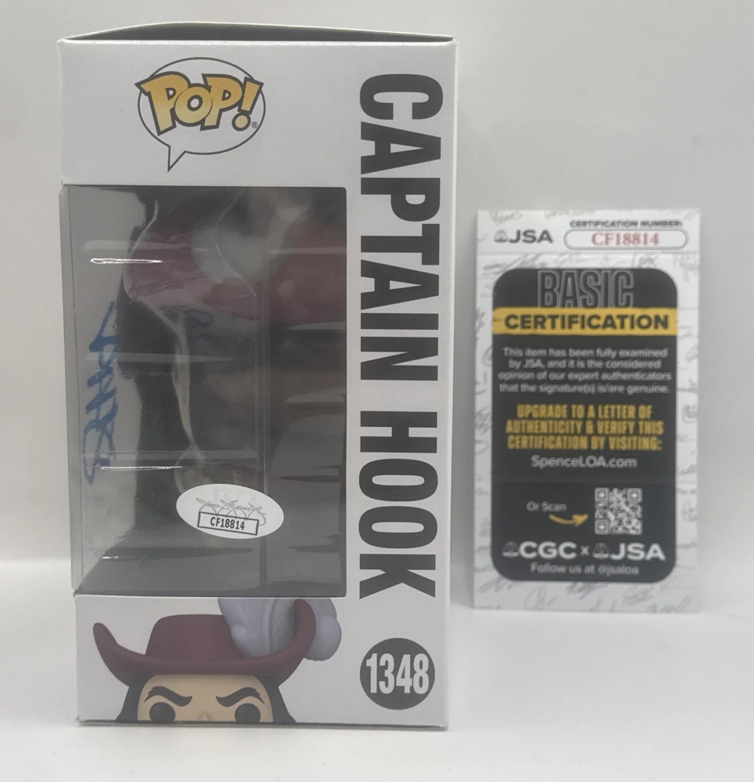 Dustin Hoffman — Dustin Hoffman Signed Autograph Captain Hook Funko Pop 1348 JSA COA AUTHENTIC, image 2