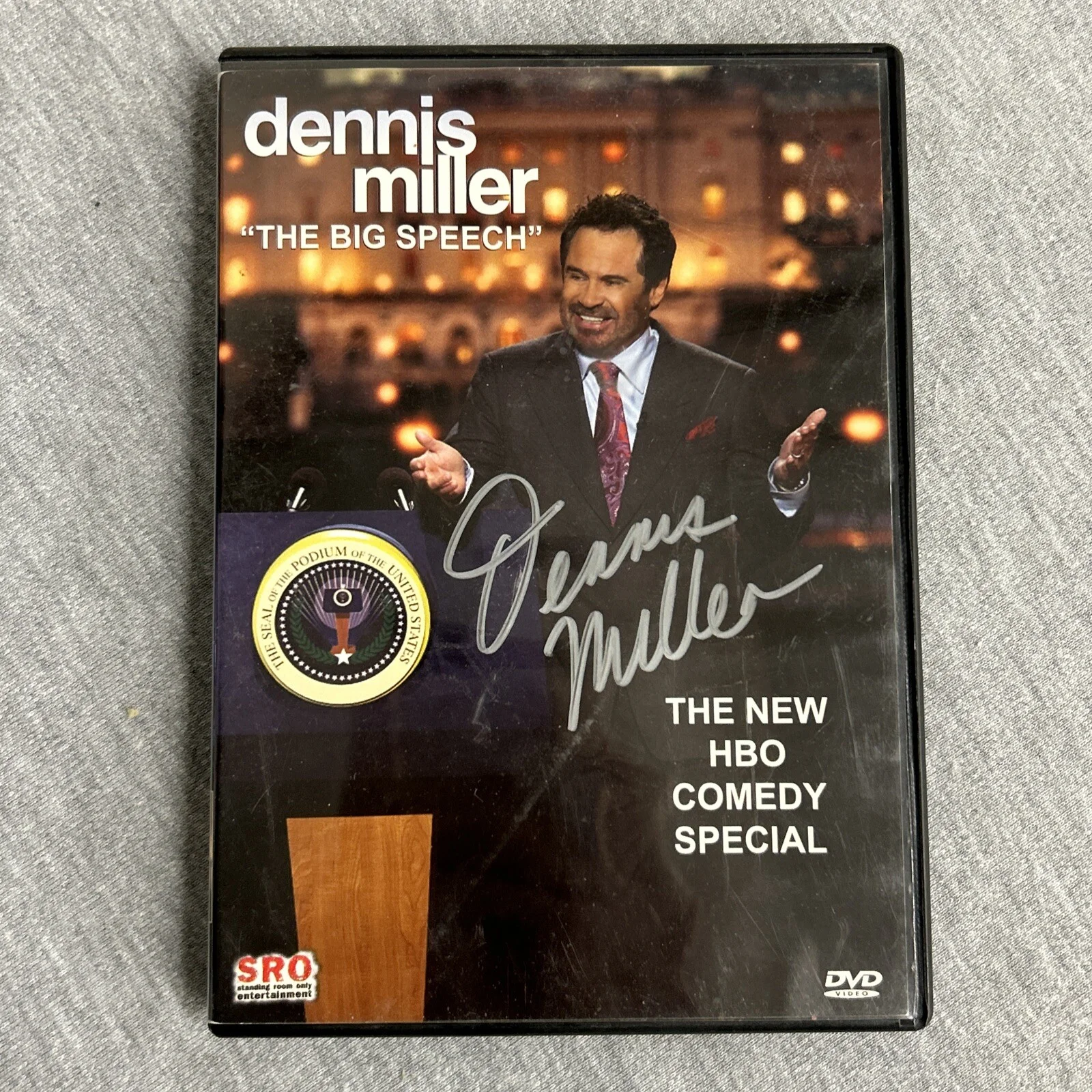 Dennis Miller — Dennis Miller: The Big Speech (DVD, 2010) Signed Autograph, image 2