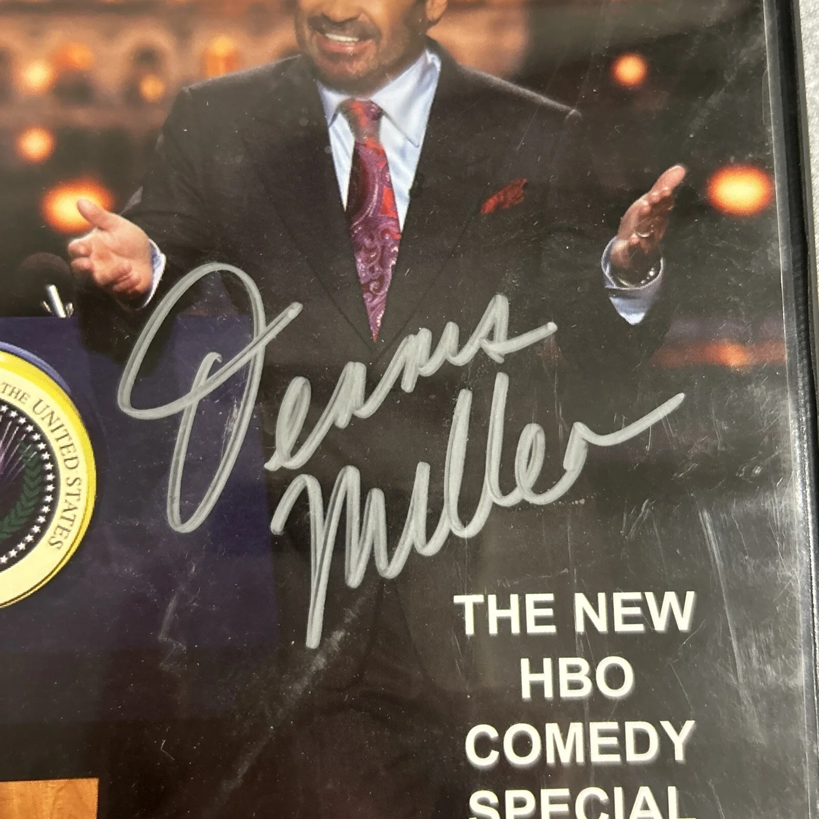 Dennis Miller — Dennis Miller: The Big Speech (DVD, 2010) Signed Autograph, image 3