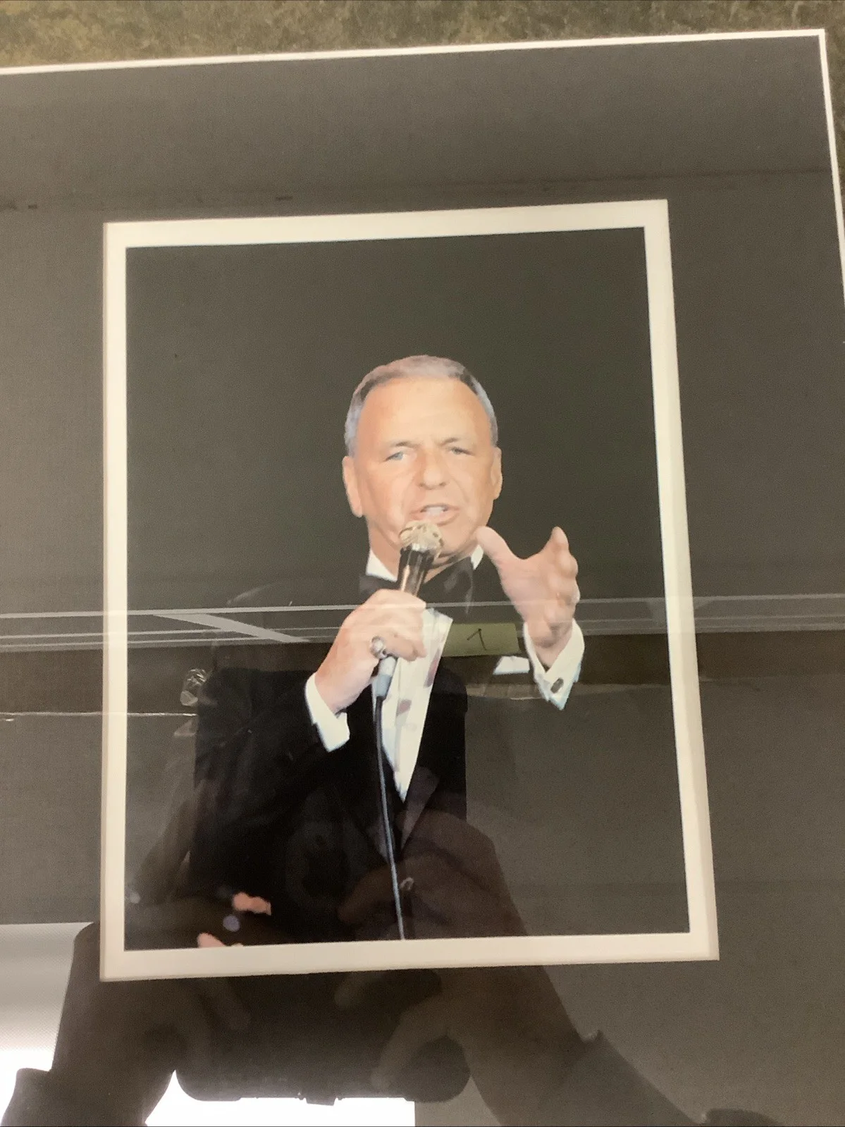 Frank Sinatra Authentic Poster Autograph 3x5 Cut Selective Resources Autographs, image 2