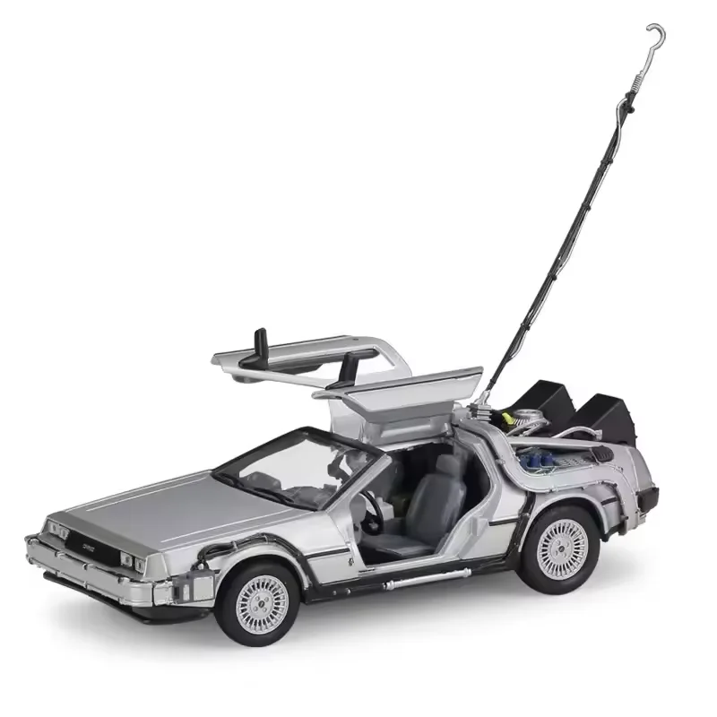 Back to the Future 1:24 DeLorean Diecast Time Machine Car Model Collectors Gift, изображение 5