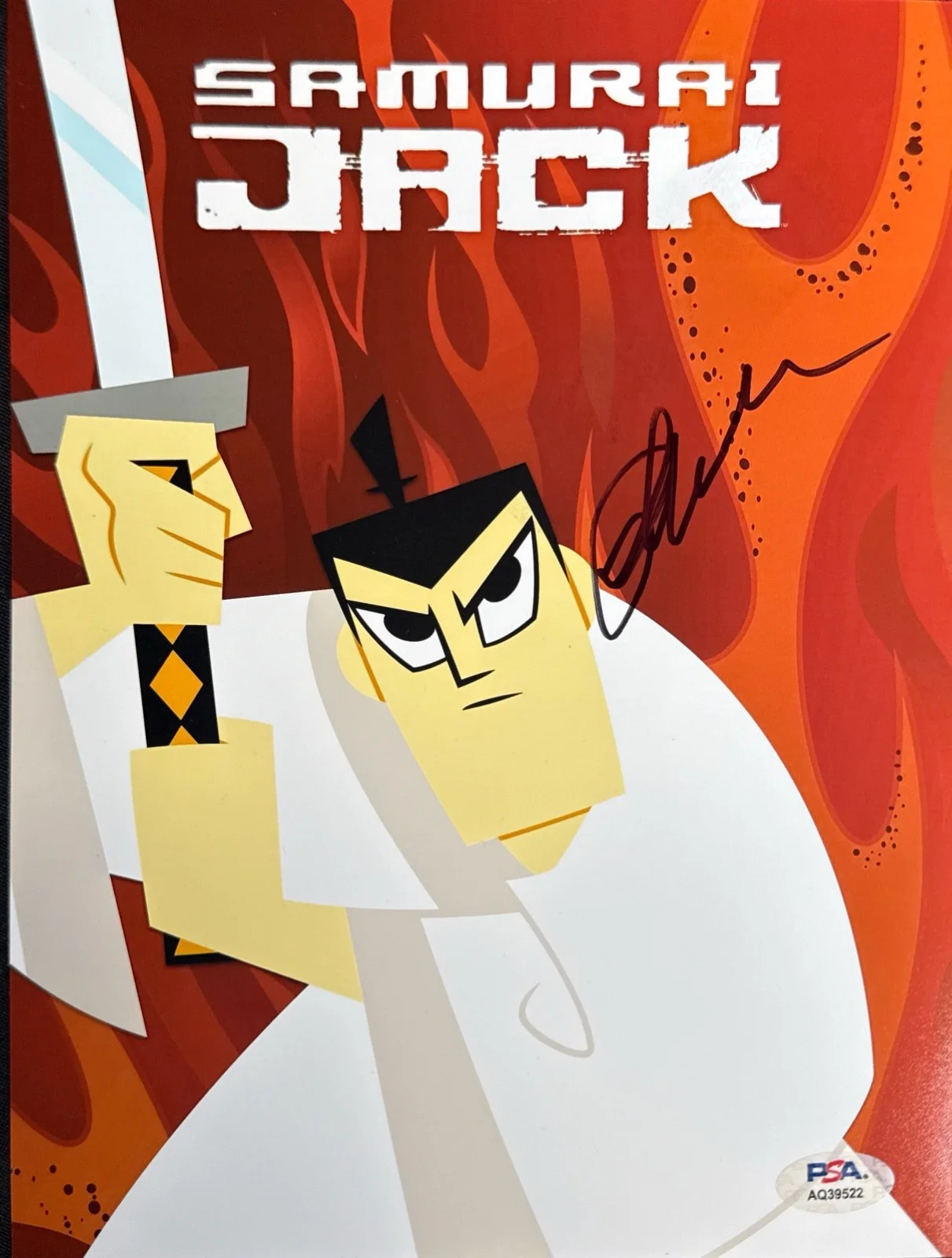 Phil Lamarr — Phil Lamarr Signed 8x10 Samurai Jack Photo PSA AQ39522, image 2