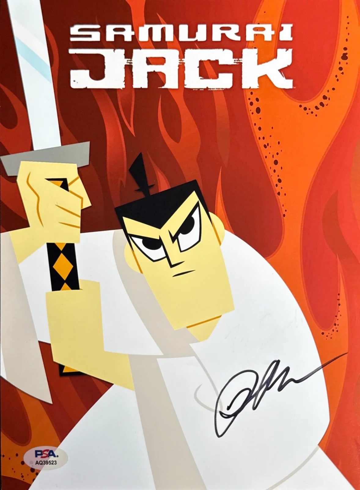 Phil Lamarr — Phil Lamarr Signed 8x10 Samurai Jack Photo PSA AQ39523, image 2