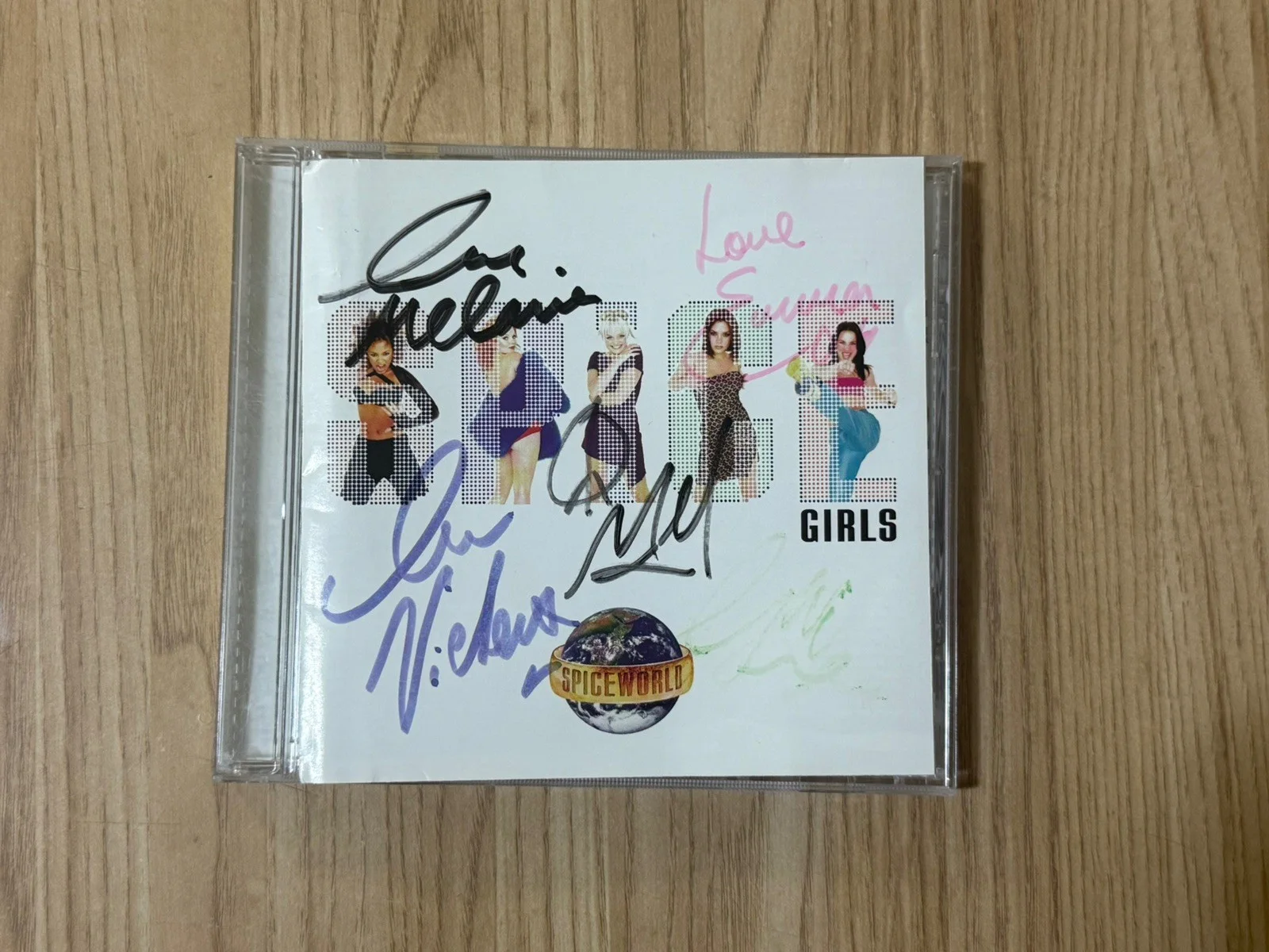Spice Girls Signed Autographed Spice World CD Booklet READ DESC, изображение 3