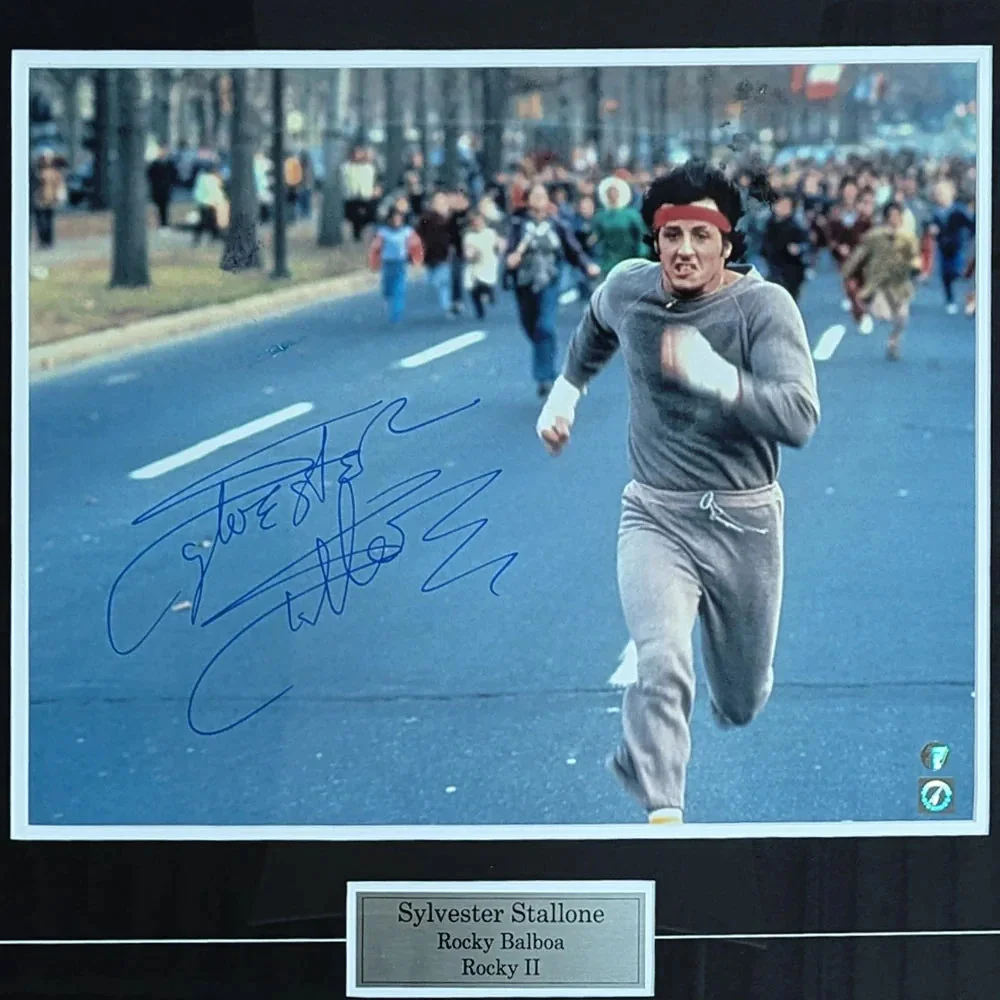 Sylvester Stallone Framed Autographed "Rocky II" 16X20 Photo, image 2