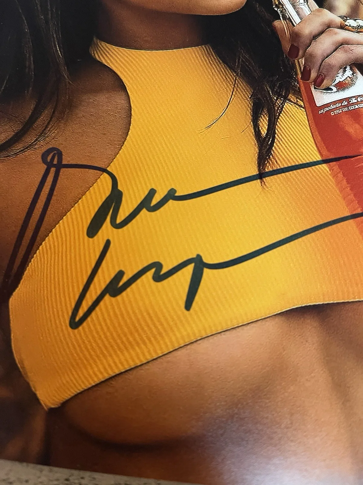 Olivia Culpo Beautiful Sports Illustrated Signed Autographed 8x10 Photo COA, изображение 3