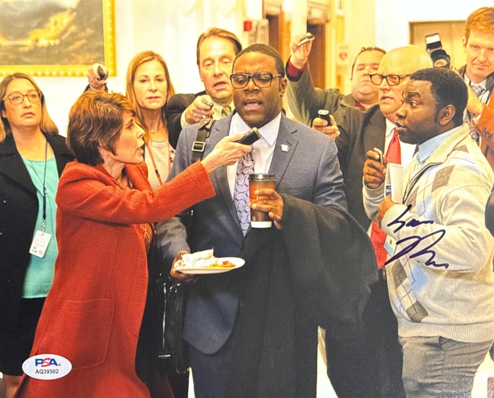 Sam Richardson — Sam Richardson Signed 8x10 VEEP Photo PSA AQ39502, изображение 2