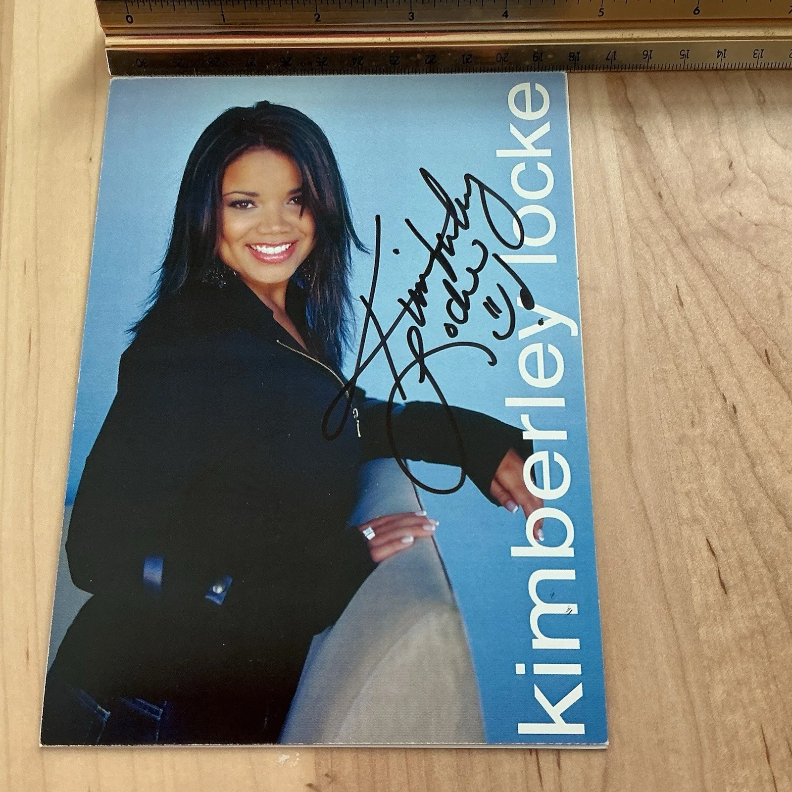 Kimberley Locke SIGNED 4x6 Photo Authentic American Idol / Disney Employee Coll., изображение 3